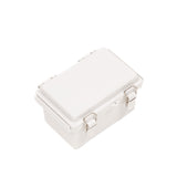 Boxco P-Series 160x210x130mm Plastic Enclosure, IP67, IK08, PC, Grey Cover, Molded Hinge and Latch Type - PHOTO 1