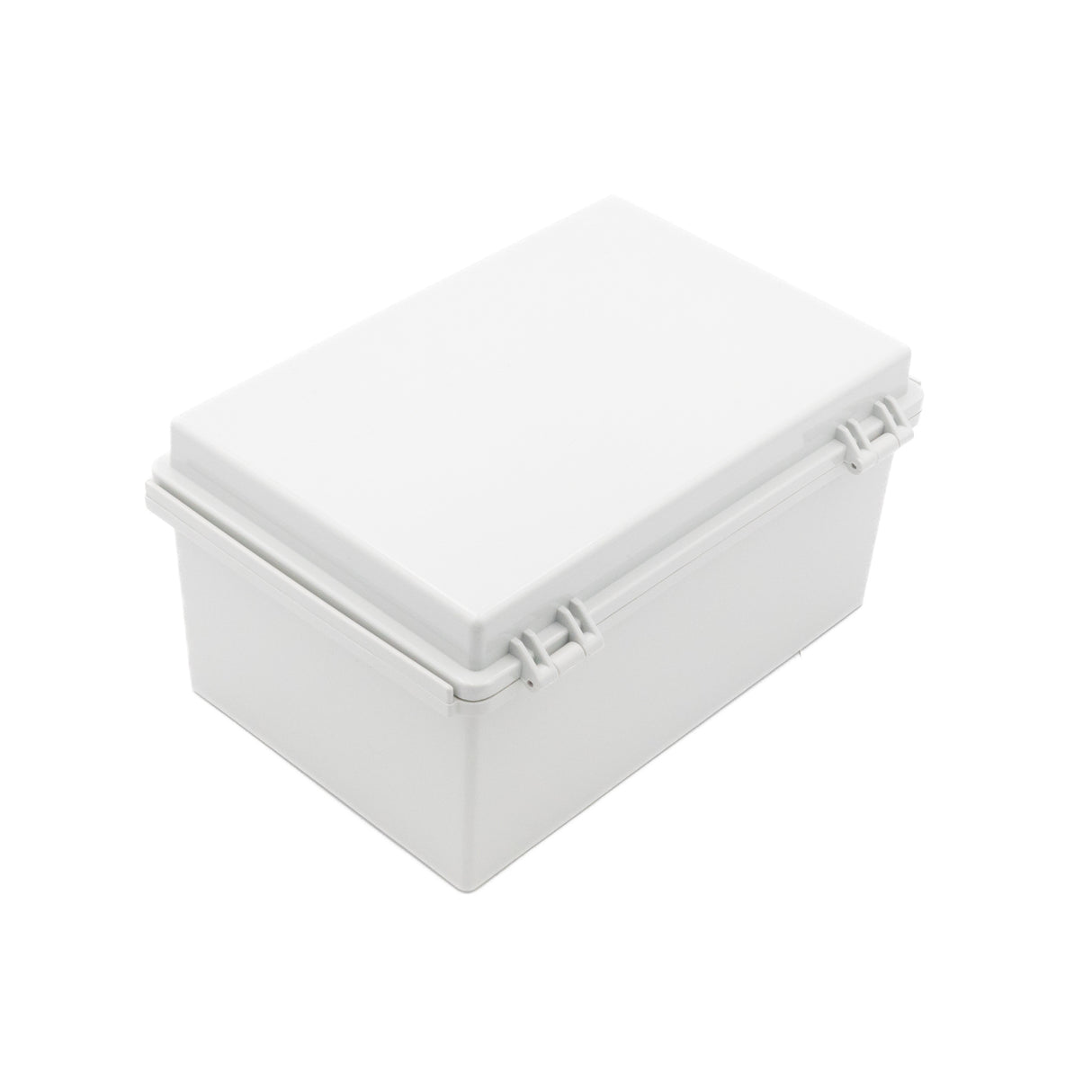 Boxco P-Series 190x280x140mm Plastic Enclosure, IP67, IK08, PC, Grey Cover, Molded Hinge and Latch Type - PHOTO 2