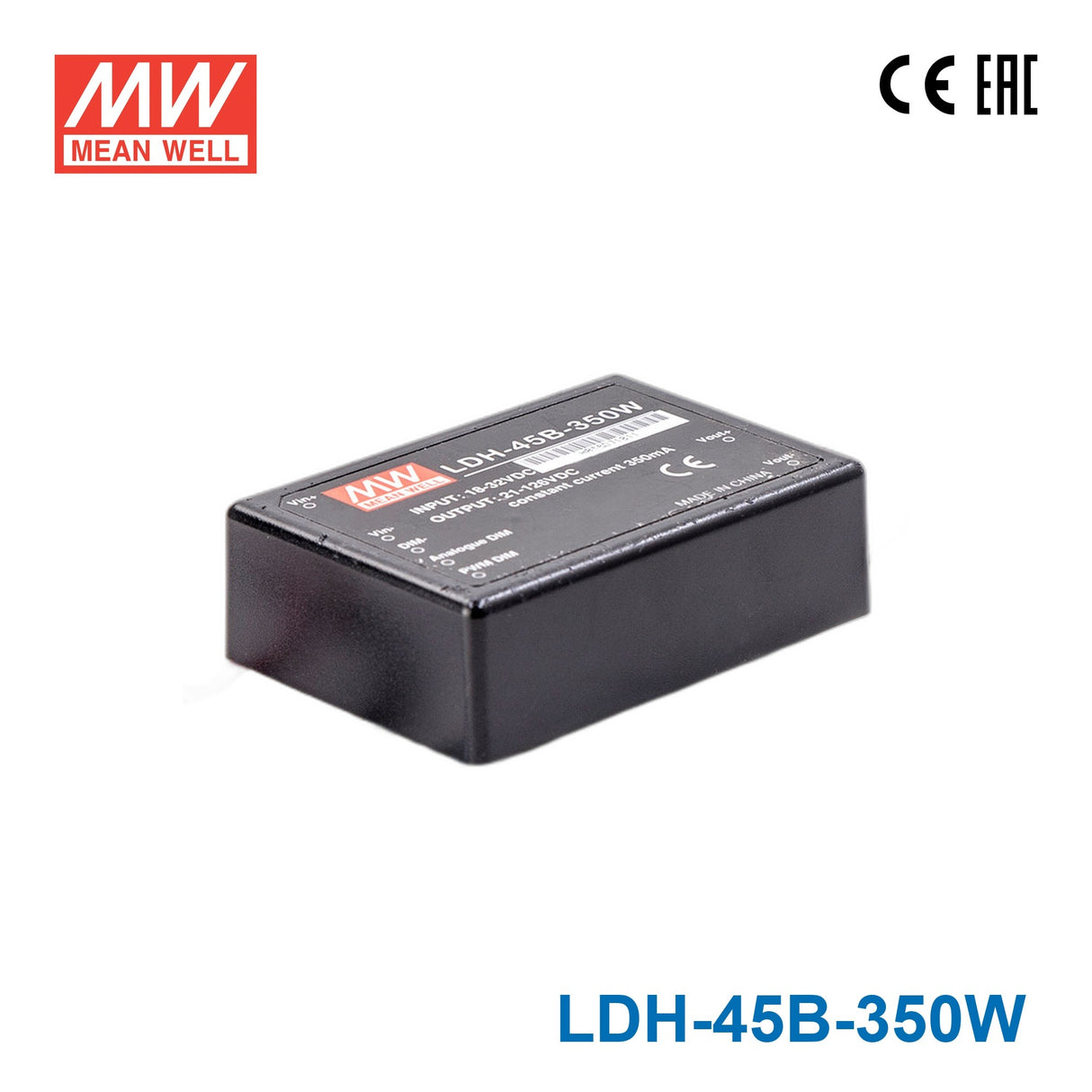 Mean Well LDH-45B-350W DC/DC LED Driver CC 350mA - Step-up