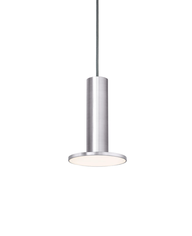 Pablo Pendant Cielo Satin Aluminum Grey
