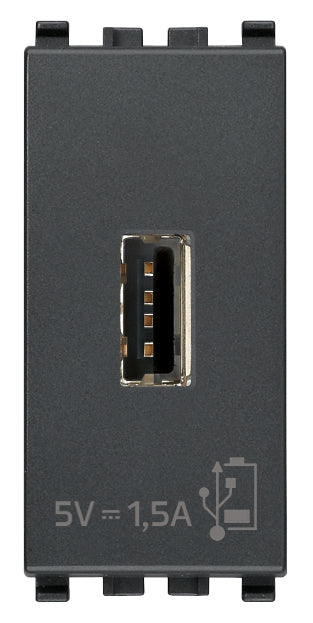 Vimar Eikon USB Supply Unit 5V 1.5A 1M Grey