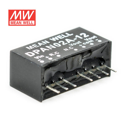 Mean Well DPAN02A-12 DC-DC Converter - 2W - 9~18V in ±12V out 83mA