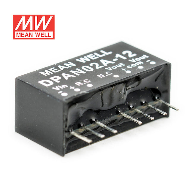 Mean Well DPAN02A-12 DC-DC Converter - 2W - 9~18V in ±12V out 83mA