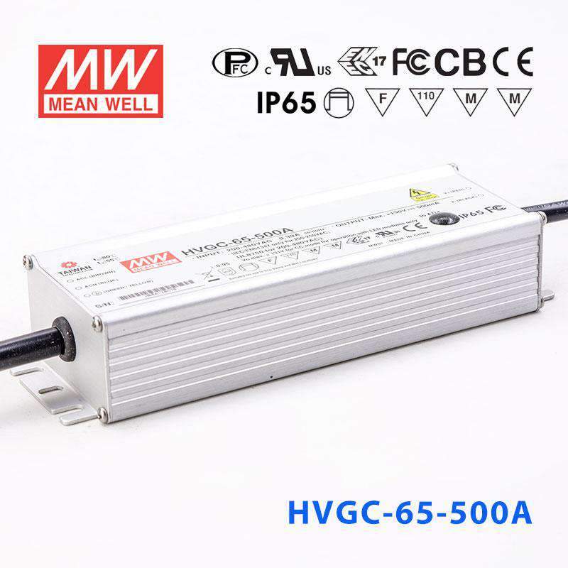Mean Well HVGC-65-500A Power Supply 65W 500mA - Adjustable