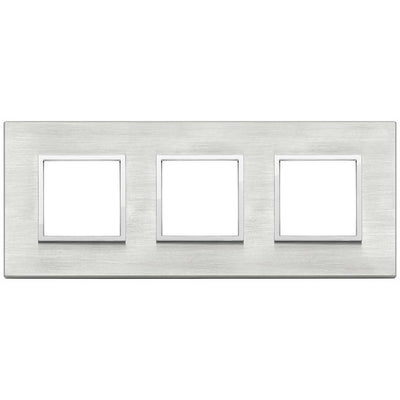 Vimar Eikon Evo Plate 6M (2+2+2) 71MM Aluminium Grey