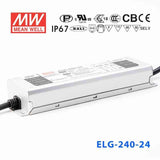 Mean Well ELG-240-24AB Power Supply 240W 24V - Adjustable and Dimmable 10A