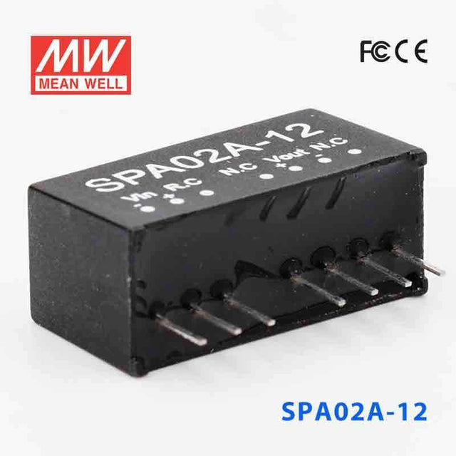 Mean Well SPA02A-12 DC-DC Converter - 2W - 9~18V in 12V out