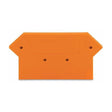 Wago 281-317 End and Intermediate Plate 3mm Thick Orange
