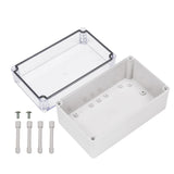 Boxco S-Series 150x250x130mm Plastic Enclosure, IP67, IK08, ABS, Transparent Cover, Screw Type - PHOTO 1