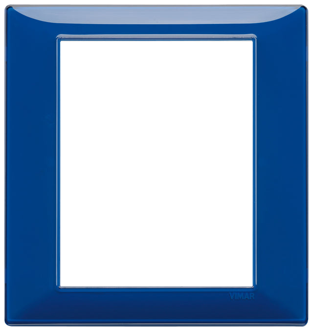 Vimar Plana Plate 8M Technopolymer Reflex Sapphire