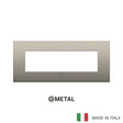 Vimar Arke Classic Plate 7M Metal Matt Champagne