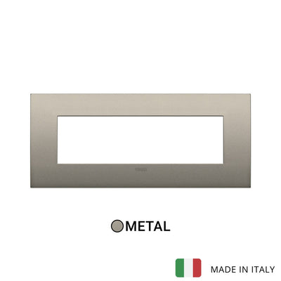 Vimar Arke Classic Plate 7M Metal Matt Champagne
