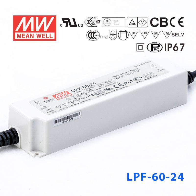 Mean Well LPF-60-24 Power Supply 60W 24V 2.5A
