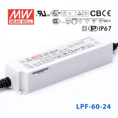 Mean Well LPF-60-24 Power Supply 60W 24V 2.5A