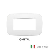 Vimar Arke Round Plate 4M Metal Matt Pearl