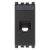 Arke RJ45 Cat 6 Netsafe UTP Outlet Grey