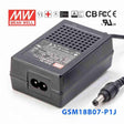Mean Well GSM18B07-P1J Power Supply 15W 7.5V