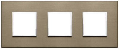 Vimar Eikon Evo Plate 6M (2+2+2) 71MM Aluminium Dark Bronze