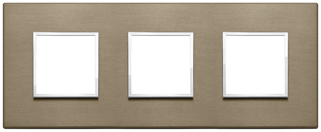 Vimar Eikon Evo Plate 6M (2+2+2) 71MM Aluminium Dark Bronze