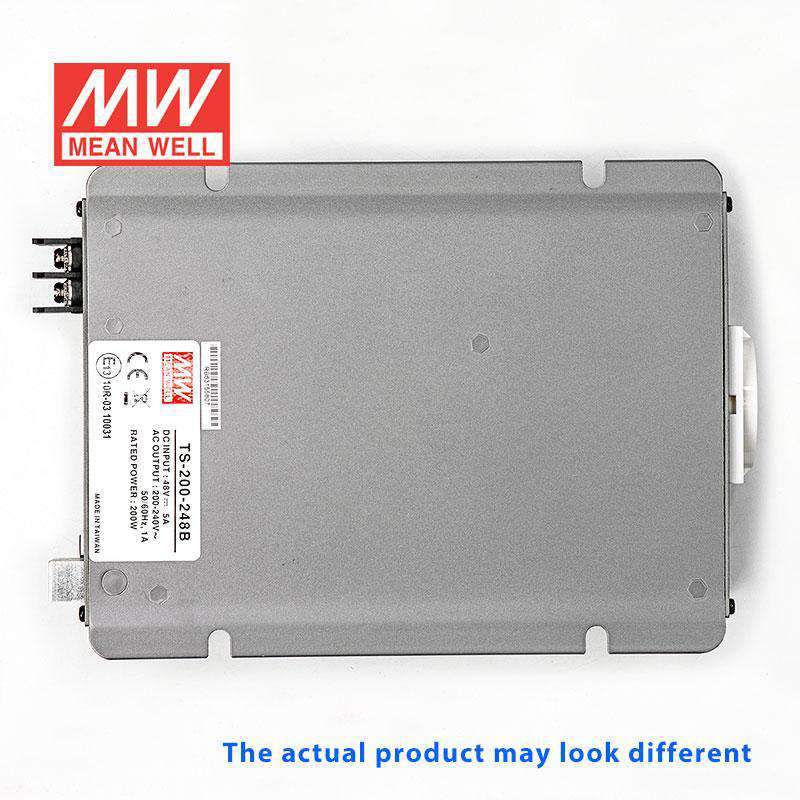 Mean Well TS-200-248C True Sine Wave 200W 230V 5A - DC-AC Power Inverter - PHOTO 2