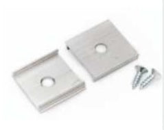 Archilight Metal Mounting Plate for Decorus - 20.5mm Width - 4mm Thick - Raw Aluminium