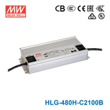 Mean Well HLG-480H-C2100B Power Supply 481W 2100mA - Dimmable