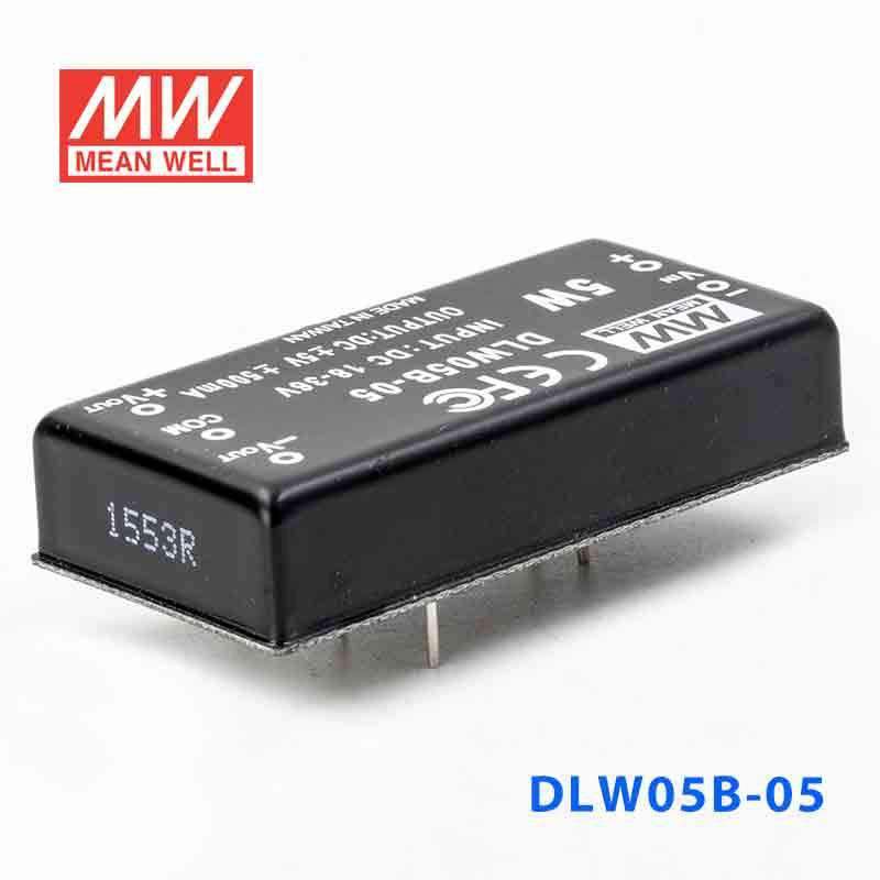Mean Well DLW05B-05 DC-DC Converter - 5W - 18~36V in ±5V out 500mA - PHOTO 1