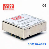 Mean Well SDM30-48S3 DC-DC Converter - 16.5W - 36~72V in 3.3V out 5A