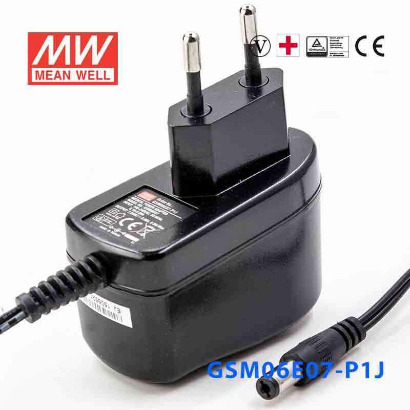 Mean Well GSM06E07-P1J Power Supply 06W 7.5V 800mA