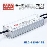 Mean Well HLG-185H-12AB Power Supply 156W 12V - Adjustable and Dimmable 13A