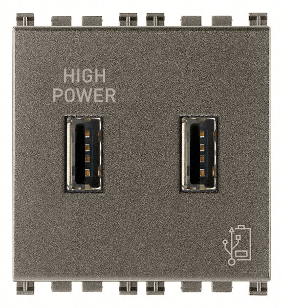 Arke USB Supply Unit 2M 5V 1A Aluminium
