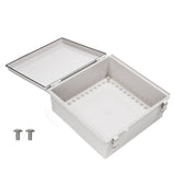 Boxco P-Series 350x350x150mm Plastic Enclosure, IP67, IK08, ABS, Grey Cover, Molded Hinge and Latch Type - PHOTO 3