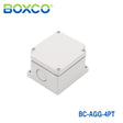Boxco Terminal Box 4-pole 55x91x43mm, IP67, IK08, ABS, Grey Cover