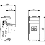 Plana Speaker Connector White - PHOTO 3