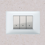 Vimar Plana Plastic 3 Gang Switch - White - 16A - PHOTO 16