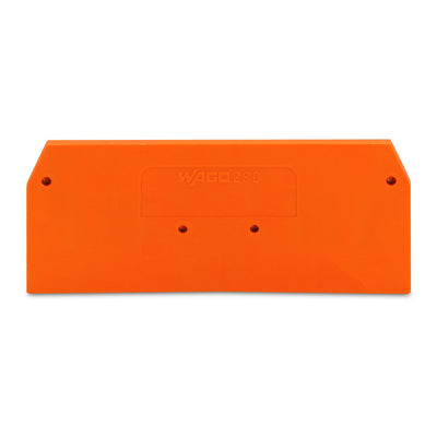 Wago 280-326 End and Intermediate Plate 2.5mm Thick Orange