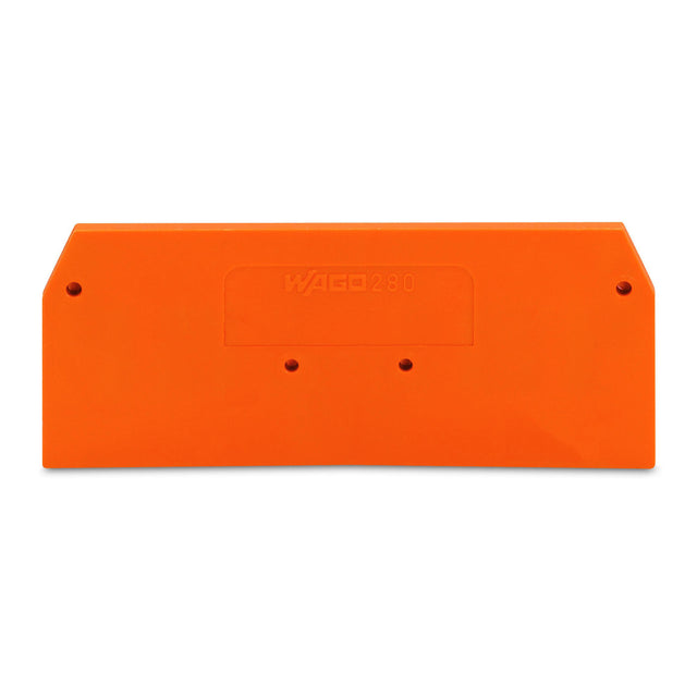 Wago 280-326 End and Intermediate Plate 2.5mm Thick Orange