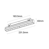 Archilight Grid 231 White Tracklight Light 20W - PHOTO 3