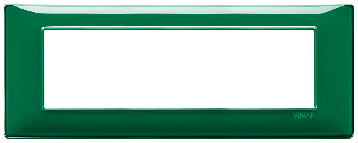 Vimar Plana Plate 7M Technopolymer Reflex Emerald