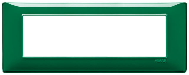 Vimar Plana Plate 7M Technopolymer Reflex Emerald