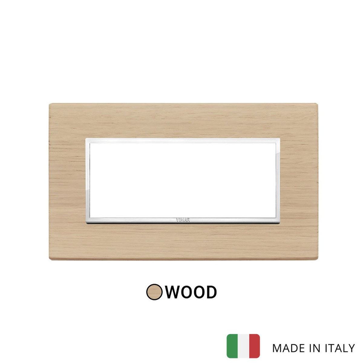 Vimar Eikon Evo Plate 5M Wood White Oak