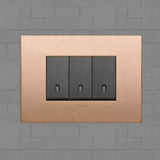 Vimar Arke Metal 3 Gang switch - Brushed Copper - 16A - PHOTO 8