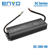 AC Triac Dimmable driver 200-240Vac 300W 48V No Load Requirement 6.25A