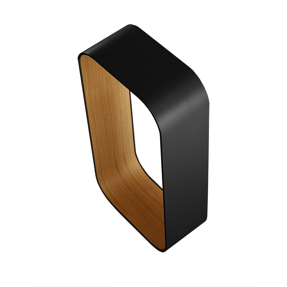 Pablo Table Contour Large Graphite/White Oak