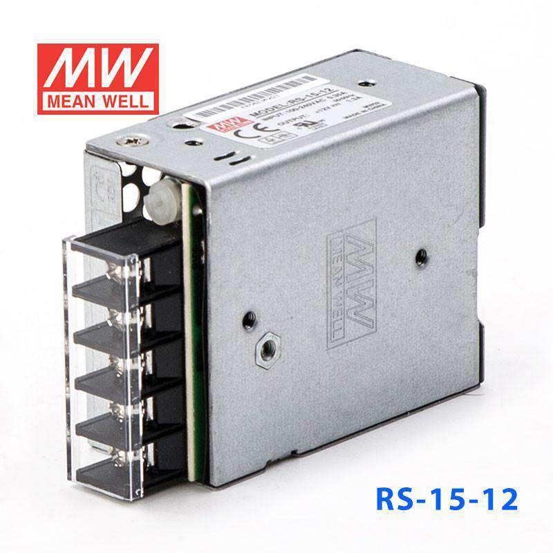 Mean Well RS-15-12 Power Supply 15W 12V 1.3A - PHOTO 1