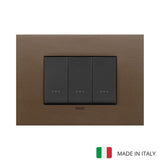 Vimar Eikon Metal 3 Gang Switch - Dark Bronze - 16A - PHOTO 13