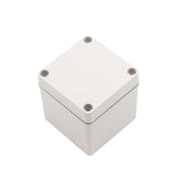 Boxco S-Series 100x100x100mm Plastic Enclosure, IP67, IK08, ABS, Grey Cover, Screw Type - PHOTO 1
