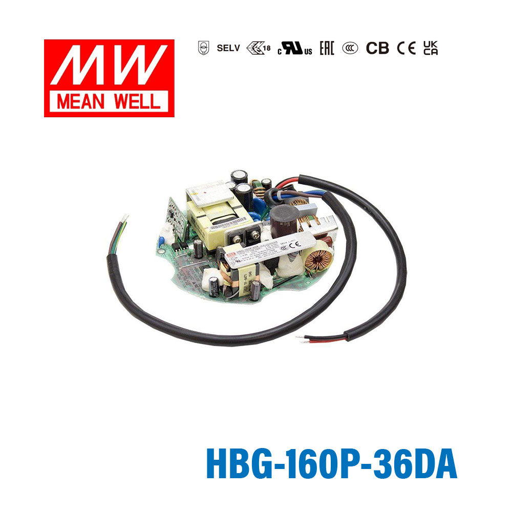 Mean Well HBG-160P-36DA Power Supply 160W 36V PCB Type - DALI