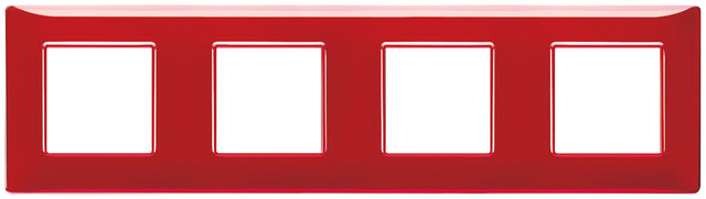 Vimar Plana Plate 8M Reflex Ruby