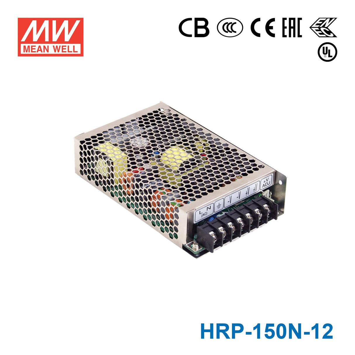 Mean Well HRP-150N-12 High Peak-Power Power Supply 150W 12V 13A